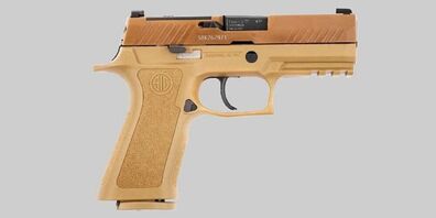 Die neue Schweizer Ordonannzpistole SIG P320, welche die Ordonnanzpistole 75 (SIG P220) ersetzt.