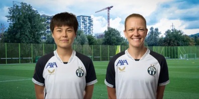 Müssen ihre Karrieren vorzeitig beenden: Anna Matsushita (links) und Diane Caldwell.