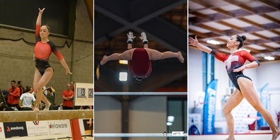 Emily Munishi im Wettkampf.