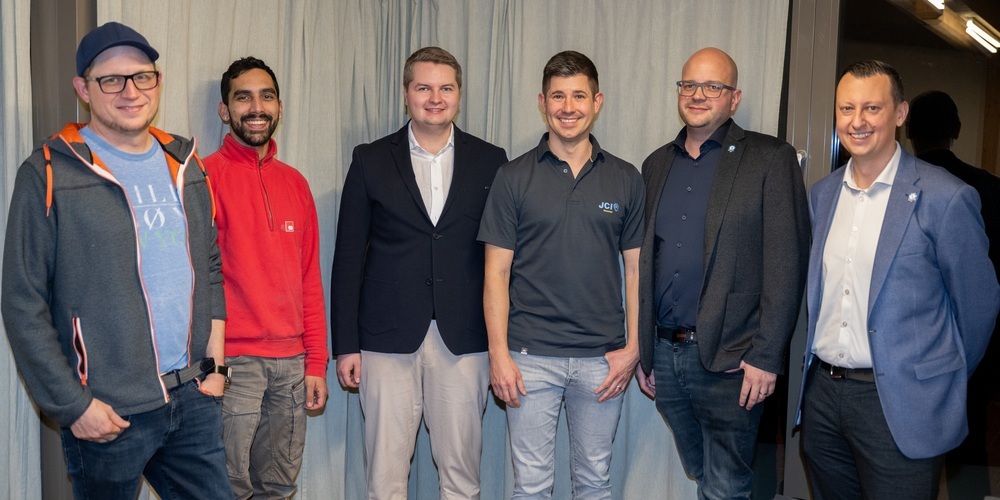 Vorstand 2026, v.l.n.r Remo Liebi, Thiemo Brunner, Dario Schumacher, Simon Keller (Präsident), Roger Liebi, Marco Dornig