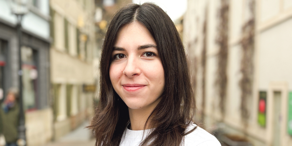 Ginevra Lo Piccolo absolviert seit Juli ein siebenmonatiges Praktikum beim Schaffhauser Bock.