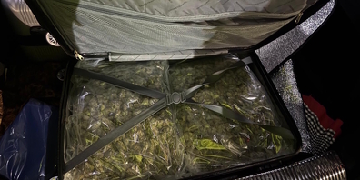 Einer der beiden Koffer.