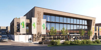 Im Sommer soll der Bau des neuen Landi-Gewerbehaus an der Hofenstrasse starten