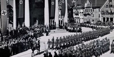 1938 marschieren deutsche Truppen in Dornbirn ein