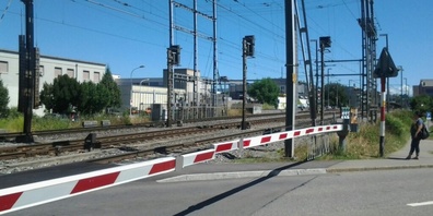 Bahnübergang. (Symbolbild)