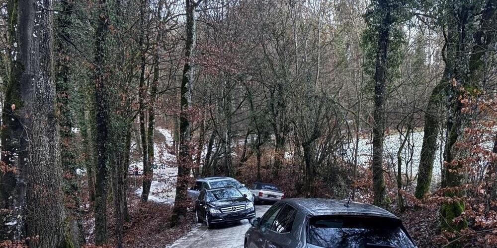 So präsentierte sich die Situation nach den Rutschpartien.