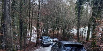 So präsentierte sich die Situation nach den Rutschpartien.