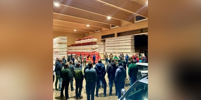 Betriebsbesichtigung.