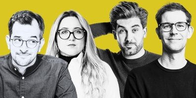 Kilian Ziegler, Moët Liechti, Cenk Korkmaz und Matthias Kunz (v.l.n.r.).