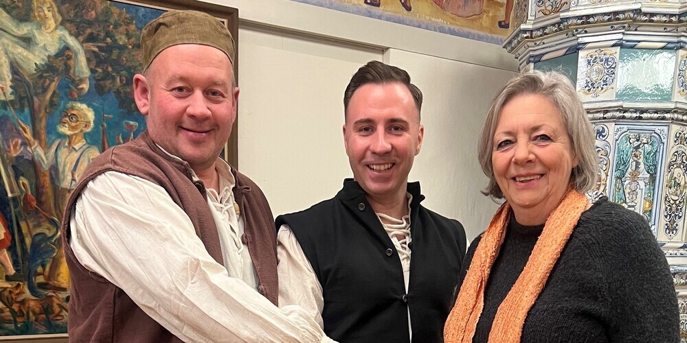 Christian Borer, Co-Präsident Verkehrsverein und neuer Co-Präsident Mittelaltergilde Rheineck / Sven Kamber, Co-Präsident Mittelaltergilde Rheineck / Katharina Linsi, Co-Präsidentin Verkehrsverein Rheineck.