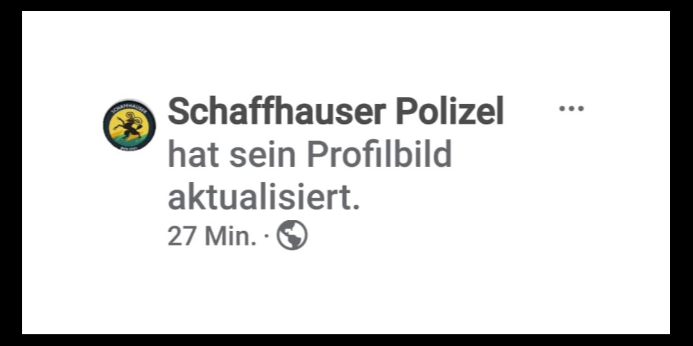 Die Schaffhauser Polizei warnt vor solchen Profilen und ruft zur Vorsicht bei Freundschaftsanfragen auf.