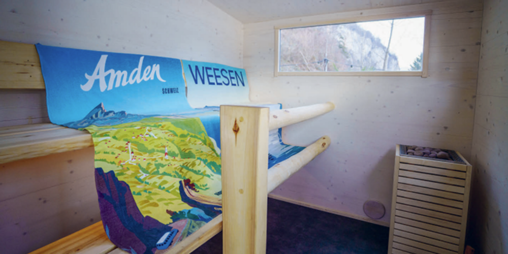 Auch diese Wintersaison sorgt die LÖYLY-Sauna für Wohlfühlmomente am Walensee.