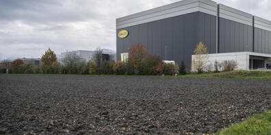 Gebäude der Rauch Trading AG in Widnau. Dort wird ein grosser Teil der Red Bull Getränkedosen abgefüllt. Ein weiterer Standort von Rauch befindet sich im vorarlbergischen Nüziders. (Archivbild)