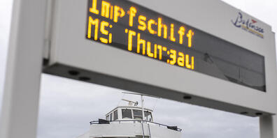 Noch bis zum 22. Mai können sich Erwachsene auf der "MS Thurgau" impfen lassen (Archivbild).