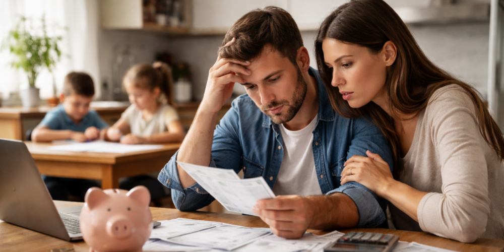 Das Januarloch trifft vor allem junge Haushalte und Familien – steigende Fixkosten zu Jahresbeginn belasten das Budget.