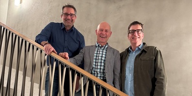 Im Bild v. l.: Lionel Monnet, Werner Brunner und Oliver Stalder.