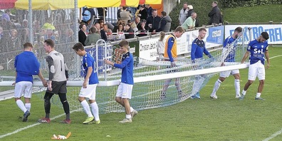 Es steht noch nicht fest, wann die Tore wieder in die Verankerung dürfen...