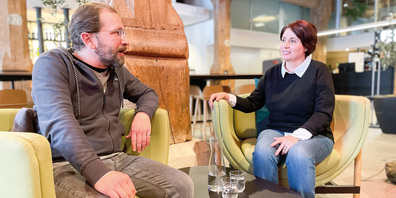  Dominik Röösli und Valentina Grieshaber im Gespräch über psychische Gesundheit, Inklusion und den Arbeitsalltag bei der Altra.