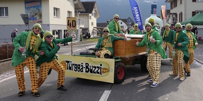 Der TürggäBuzzi wird 2026 wieder über die Benker Fasnacht wachen. Ob mager oder üppig – «seggs wies well!»
