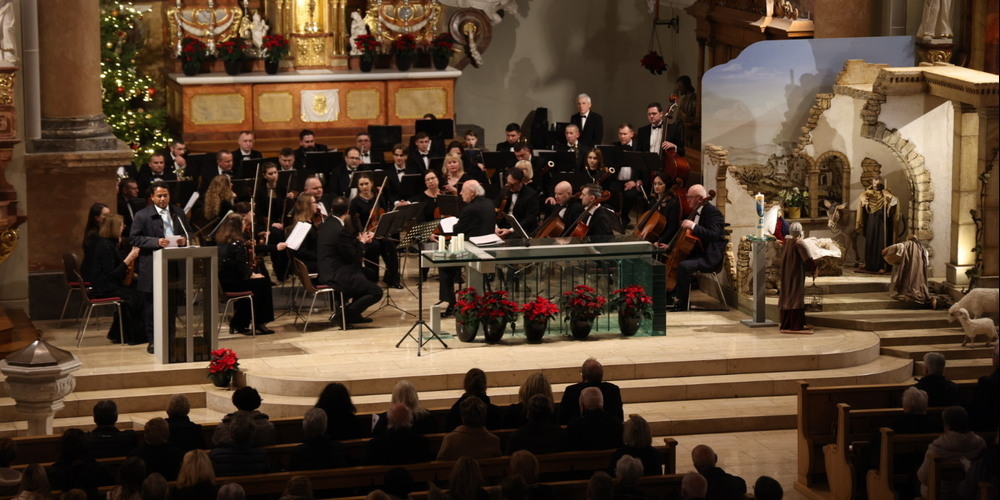 Die katholische Kirche Widnau bietet ein stimmungsvolles Ambiente für das Weihnachtskonzert