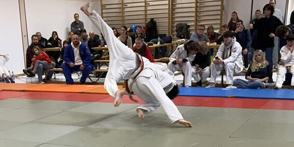 Sehr schöne Wurftechniken wurden gezeigt