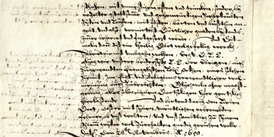 Bürgermeister und Rat der Stadt Zürich halten die St.Galler und ihre Bevölkerung im Jahr 1650 dazu an, die neue Jahrhunderthälfte als Chance zu sehen und sich gottgefälliger zu verhalten