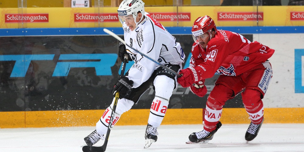 Nico Duenner (SCRJ) gegen Reto Suri (Lugano), Bild: Tom Oswald