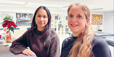 Niu Sathanphong (links) und Andrina Brändli und führen die Geschicke im Treff seit Anfang November.