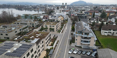 Die Zürcherstrasse in Lachen wird saniert.