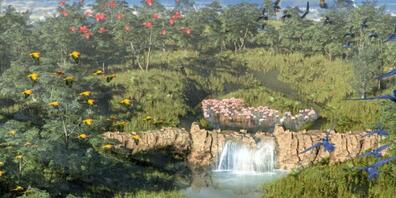 So soll die Pantanal-Voliere im Zoo Zürich einmal aussehen. Aktuell schwelt ein Streit mit der beteiligten Stahlbaufirma.