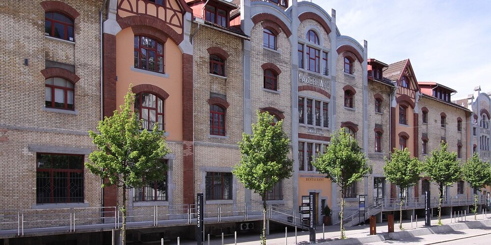 Der Standort von Literaturhaus & Bibliothek Wyborada an der Davidstrasse 42