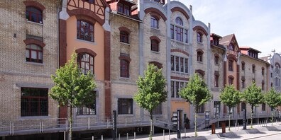 Der Standort von Literaturhaus & Bibliothek Wyborada an der Davidstrasse 42