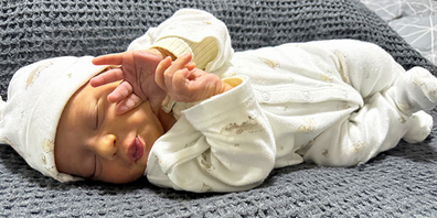 Am 24. Dezember bekam die Familie Maliqi aus Buttikon Zuwachs: Baby Dua.