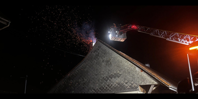 Der Kaminbrand konnte rasch gelöscht werden.