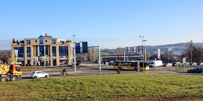 Die Augarten-Kreuzung in Niederuzwil