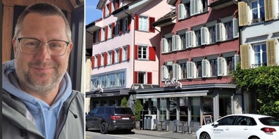  Thomas Deuber erzählt von seinen Erlebnissen beim Nachtverkauf in der Bäckerei Tschirky in Schmerikon.