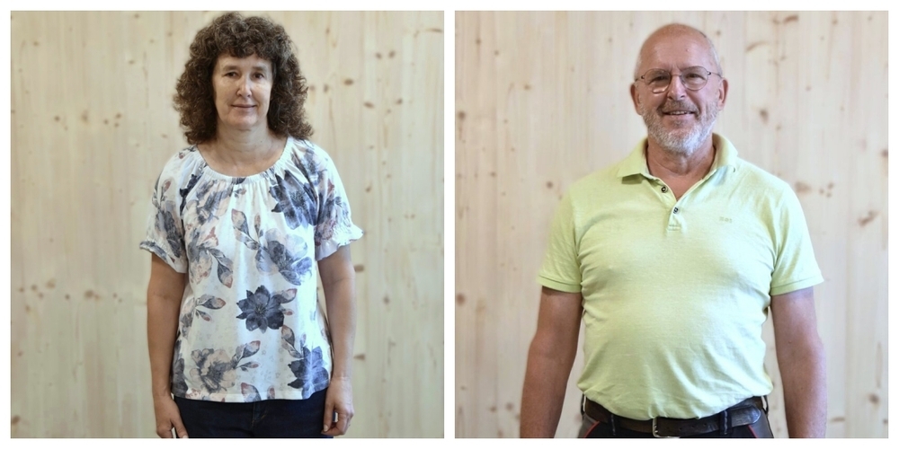 Karin Raschle und Arthur Büchler (v.l.n.r.)