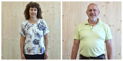 Karin Raschle und Arthur Büchler (v.l.n.r.)