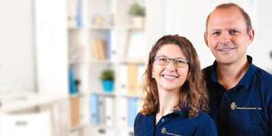 Organisator Ralf Dornieden mit seiner Frau Meike