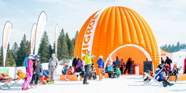 Der Grand Prix Migros ist das grösste Kinder-Skirennen der Welt