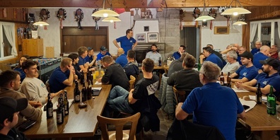 110. Hauptversammlung der Schmerkner Pontoniere im Vereinslokal bei der Grynau.