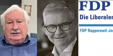 Herbert Oberholzer (l.), FDP-Präsident Marco Steg