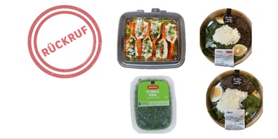  Vom Rückruf betroffen sind diverse Produkte.