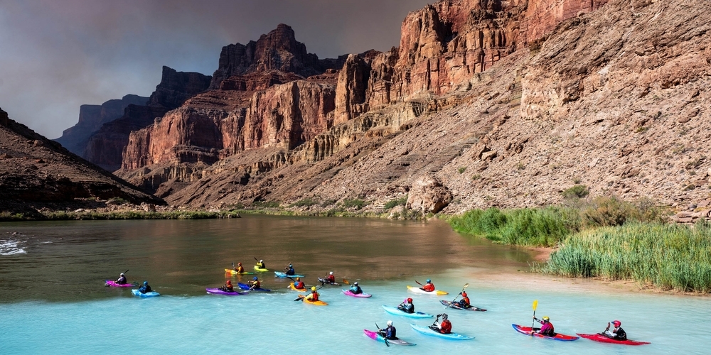 Unterwegs im legendären Grand Canyon.