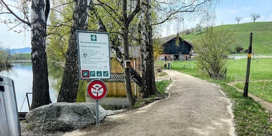 Bettenauer Weiher, Oberuzwil - Weg auf Nordseite saniert.
