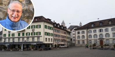 Laut Walter Berger (l.) zeigte sich der Januar 2026 sich in Rapperswil insgesamt recht winterlich, teils auch mit Nebel.