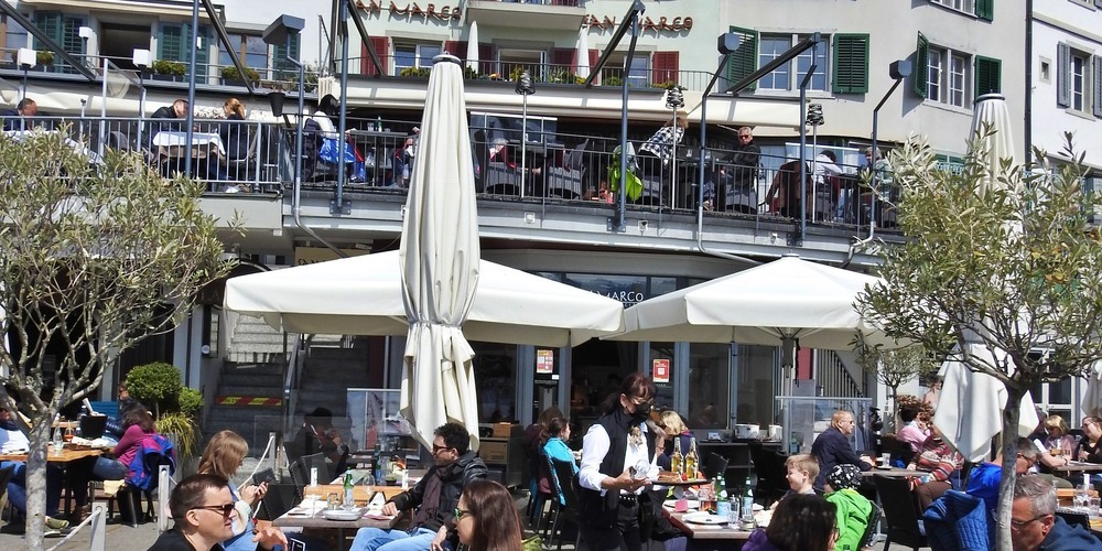 Das San Marco an der Rapperswiler Seepromenade bietet feinste italienische Küche an.