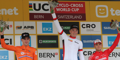 Kevin Kuhn der neue U23 Weltcup Leader vor Ryan Kamp und Loris Rouiller 