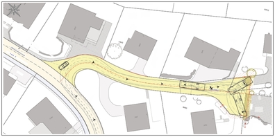 Der Böschweg in Uetliburg soll saniert und ausgebaut werden.