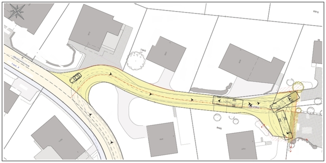 Der Böschweg in Uetliburg soll saniert und ausgebaut werden.